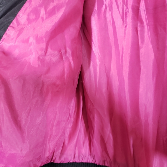 Black down insulated hooded zip winter puffer jacket - Picture 7 of 13